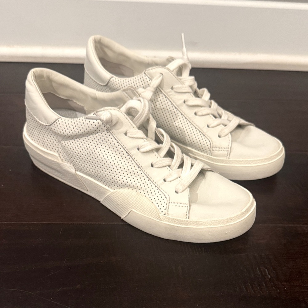 Dolce Vita - Women's White Zina Court Sneakers